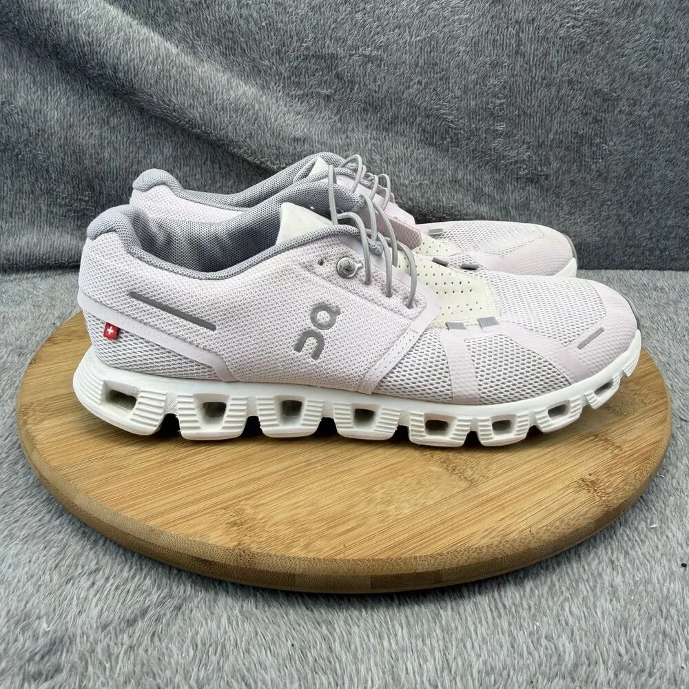 On Cloud Shoes Womens Size 8.5 Pink White Running Sneakers CloudTec No Insoles